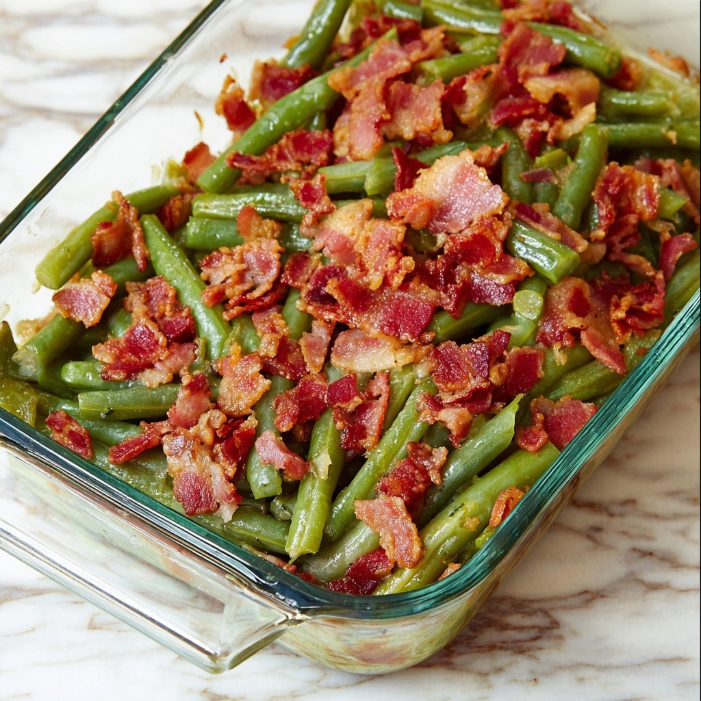 Smothered Green Beans Recipe - Recipe Image