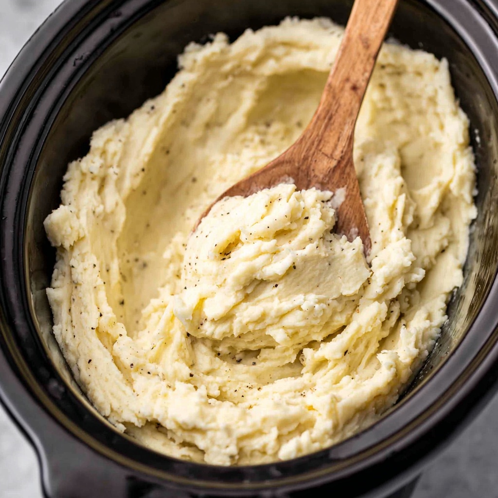 The BEST Crock Pot Mashed Potatoes Recipe - Recipe Image