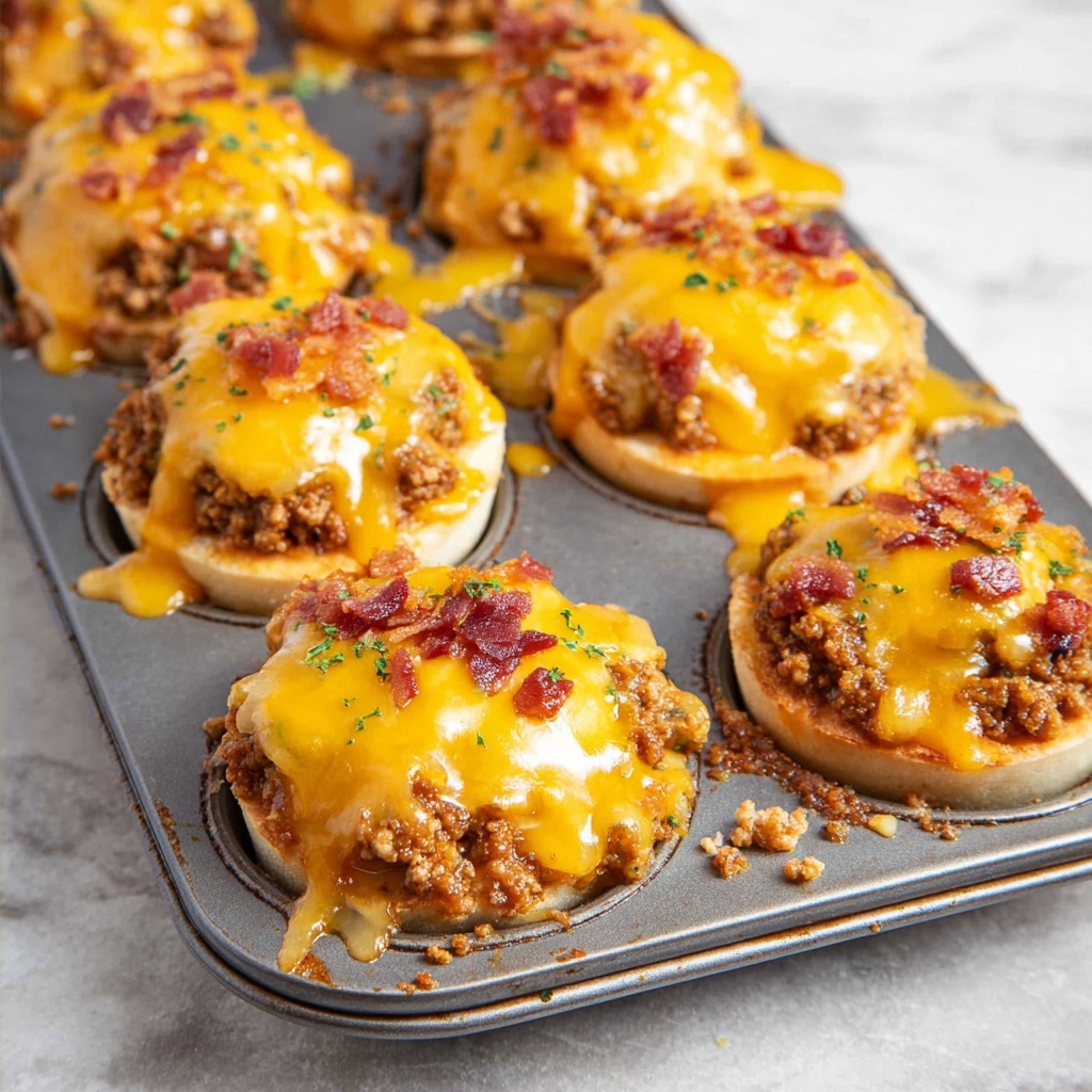 Bacon Cheeseburger Biscuits Recipe - Recipe Image