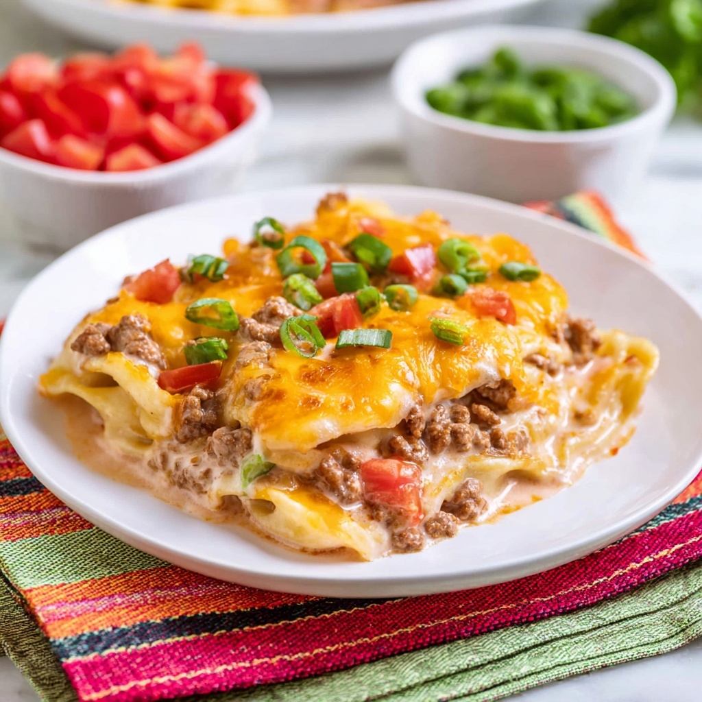 Taco Pierogi Casserole Recipe - Recipe Image