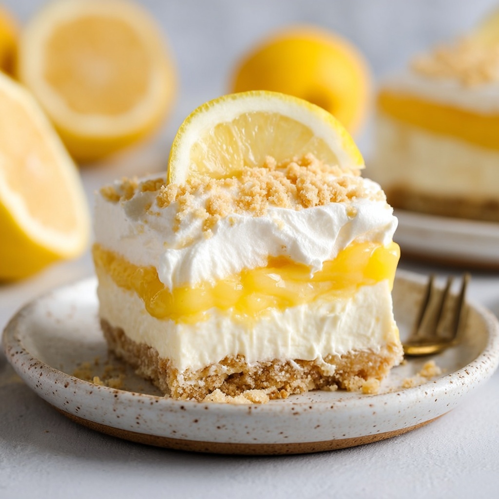 Vegan Lemon Lush Recipe - Recipe Image