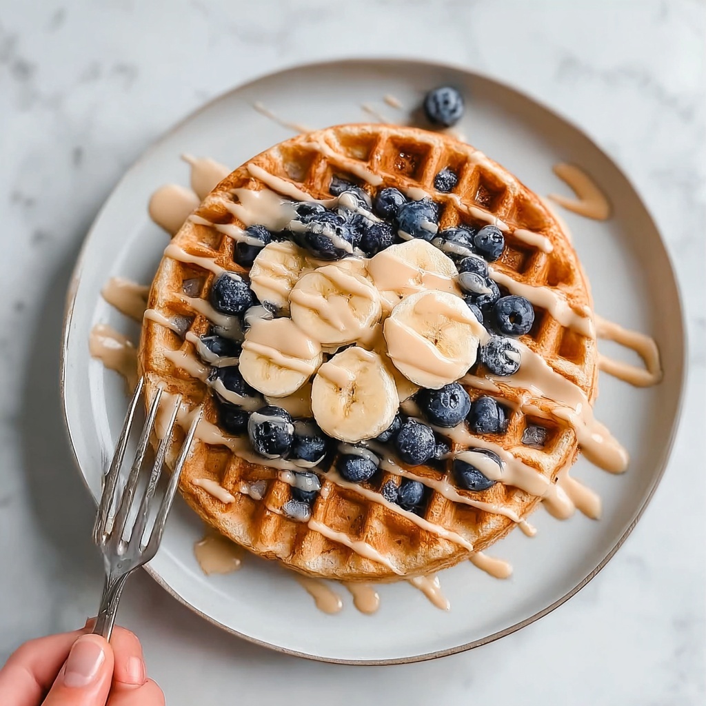 Peanut Butter Waffles Recipe - Recipe Image