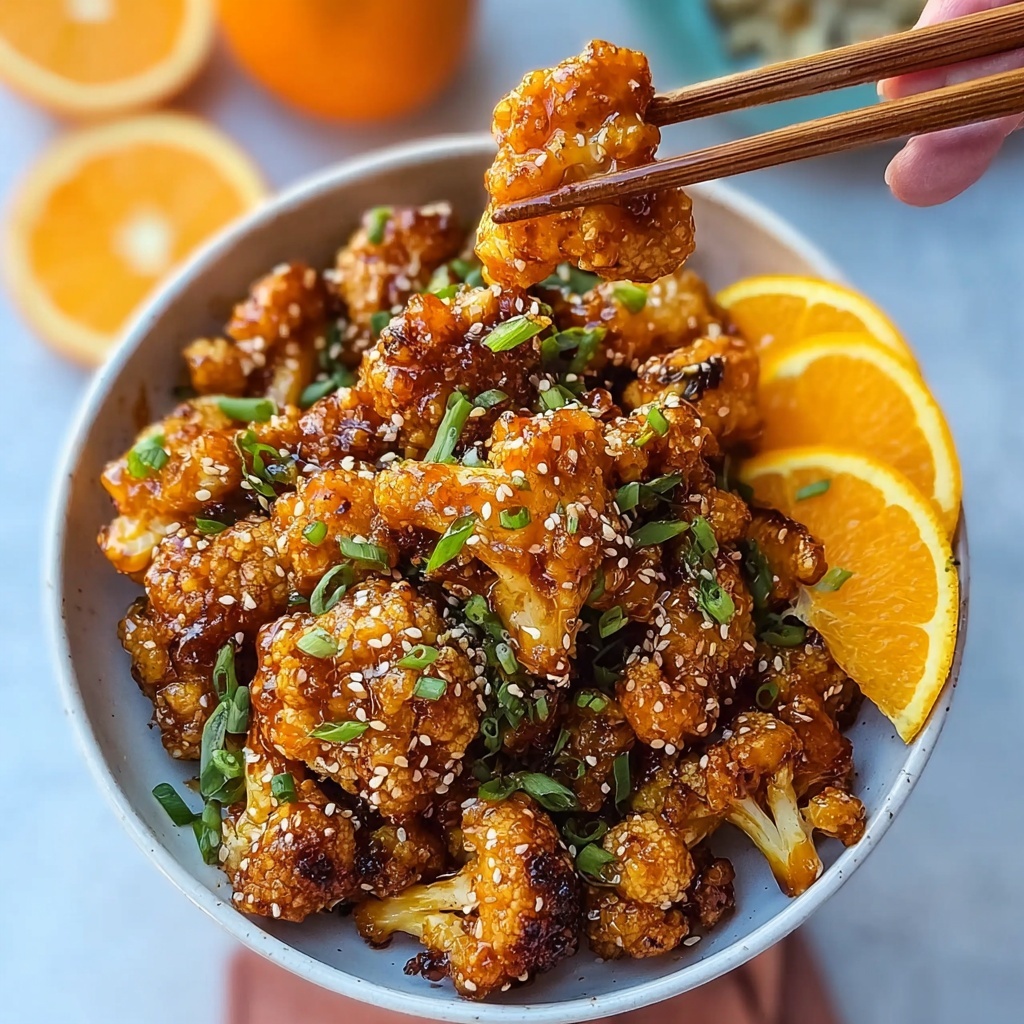 Vegan Glazed Orange Cauliflower “Chicken” Recipe - Recipe Image