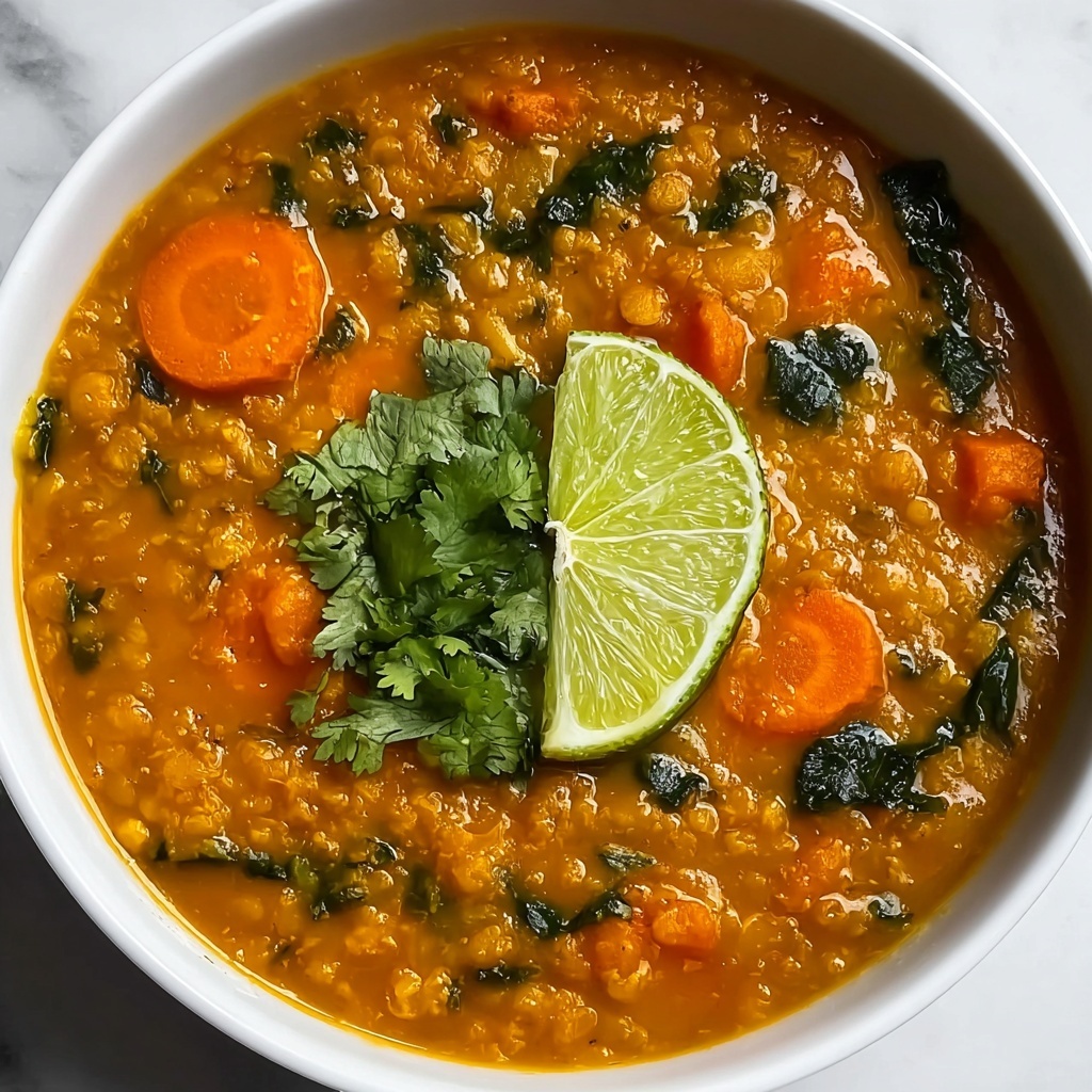 Slow Cooker Golden Lentil Soup Recipe - Recipe Image