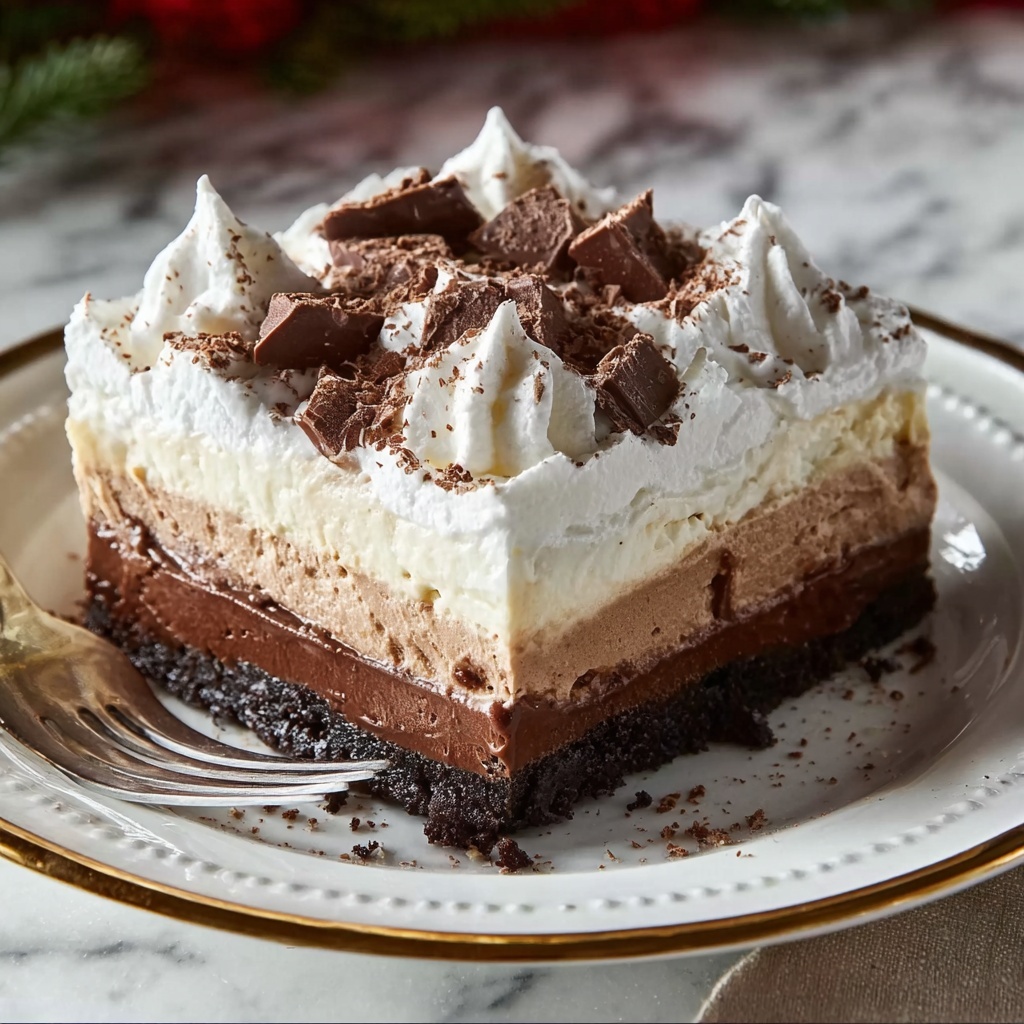 Hot Chocolate Lasagna Recipe - Recipe Image