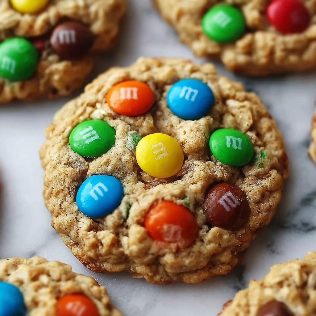 Monster Cookies with Chocolate Chips, M&M’s, and Walnuts Recipe - Recipe Image