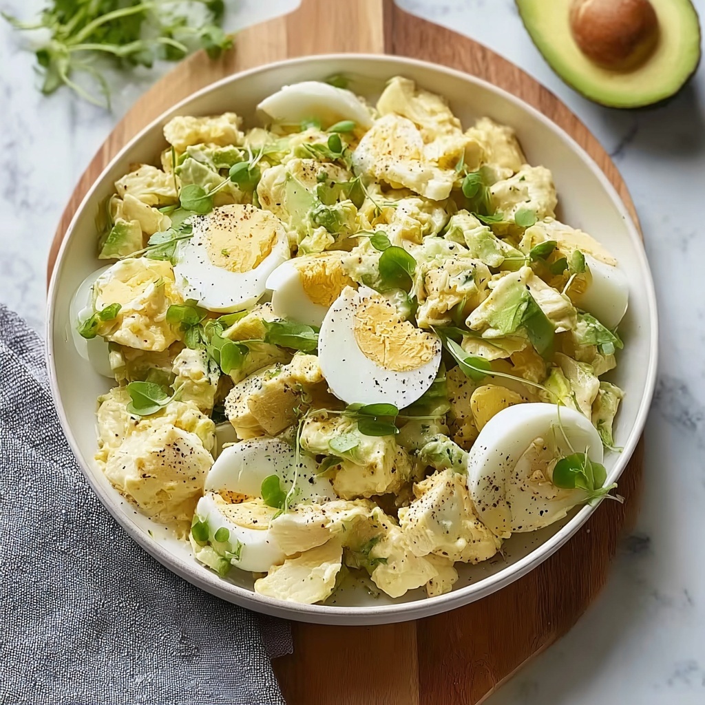 Keto Avocado Egg Salad Recipe - Recipe Image