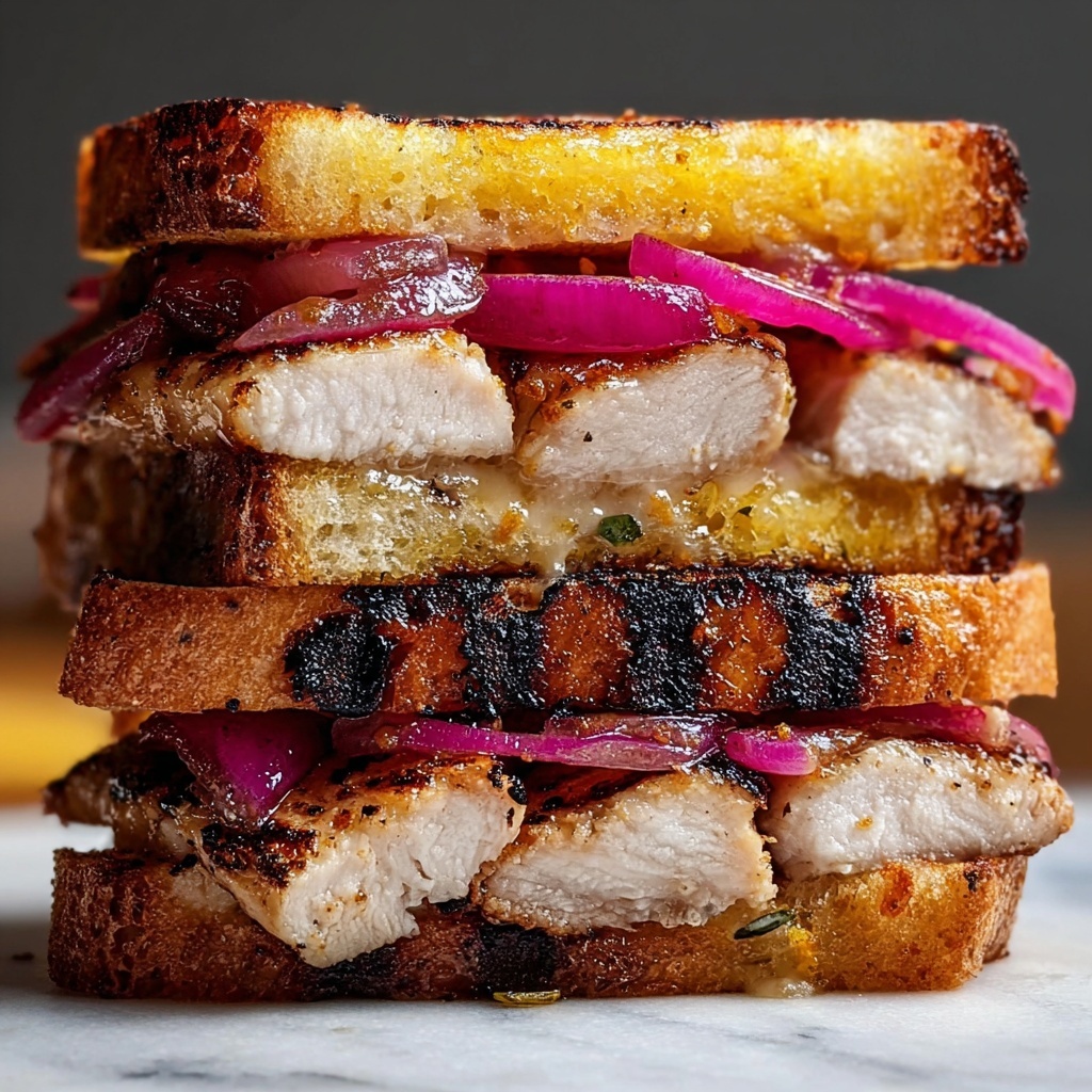 Grilled Mojo Chicken Cuban Sandwich Recipe - Recipe Image