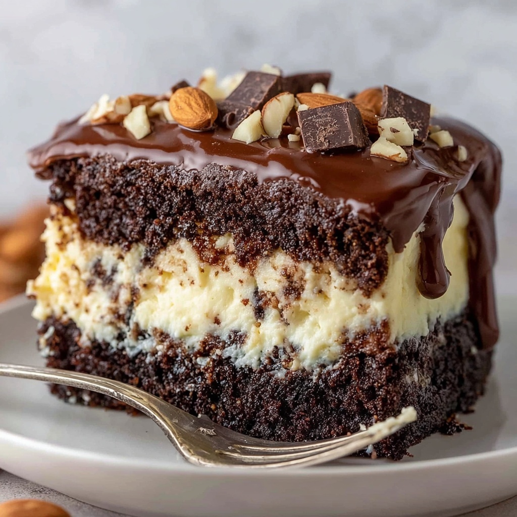 Almond Joy Poke Cake Recipe - Recipe Image