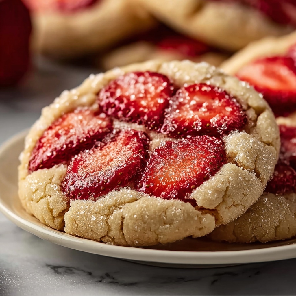 Double Strawberry Sugar Cookies Recipe - Recipe Image