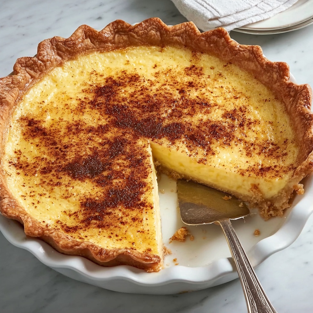 Classic Vanilla Custard Pie Recipe - Recipe Image