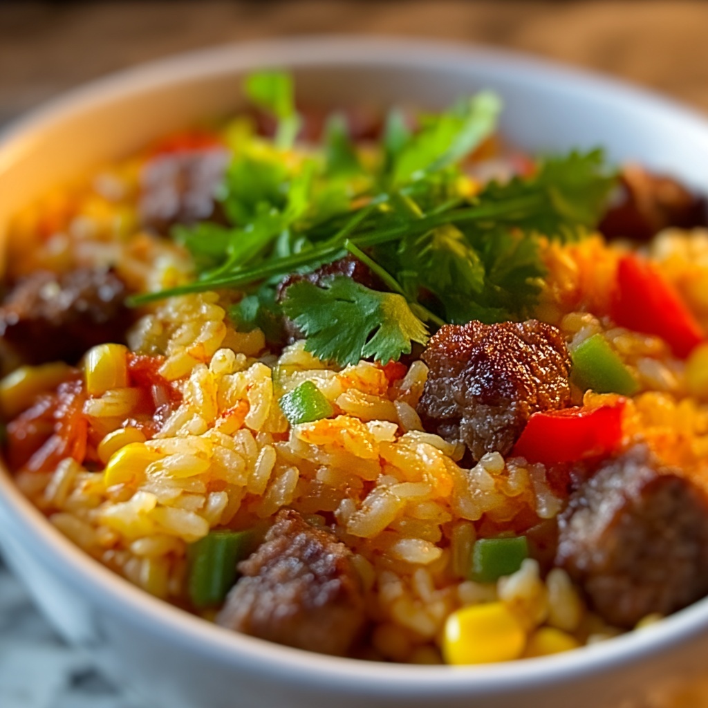 Taco Rice Recipe - Recipe Image