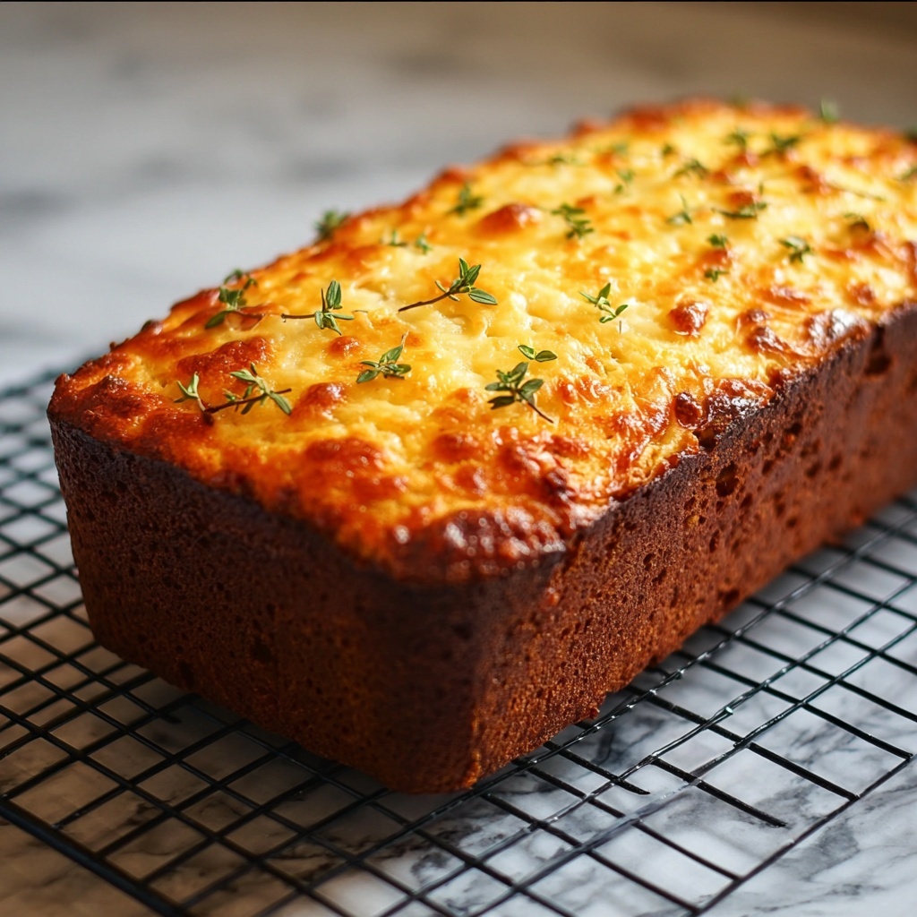 Cheddar Cheese Quick Bread Recipe - Recipe Image