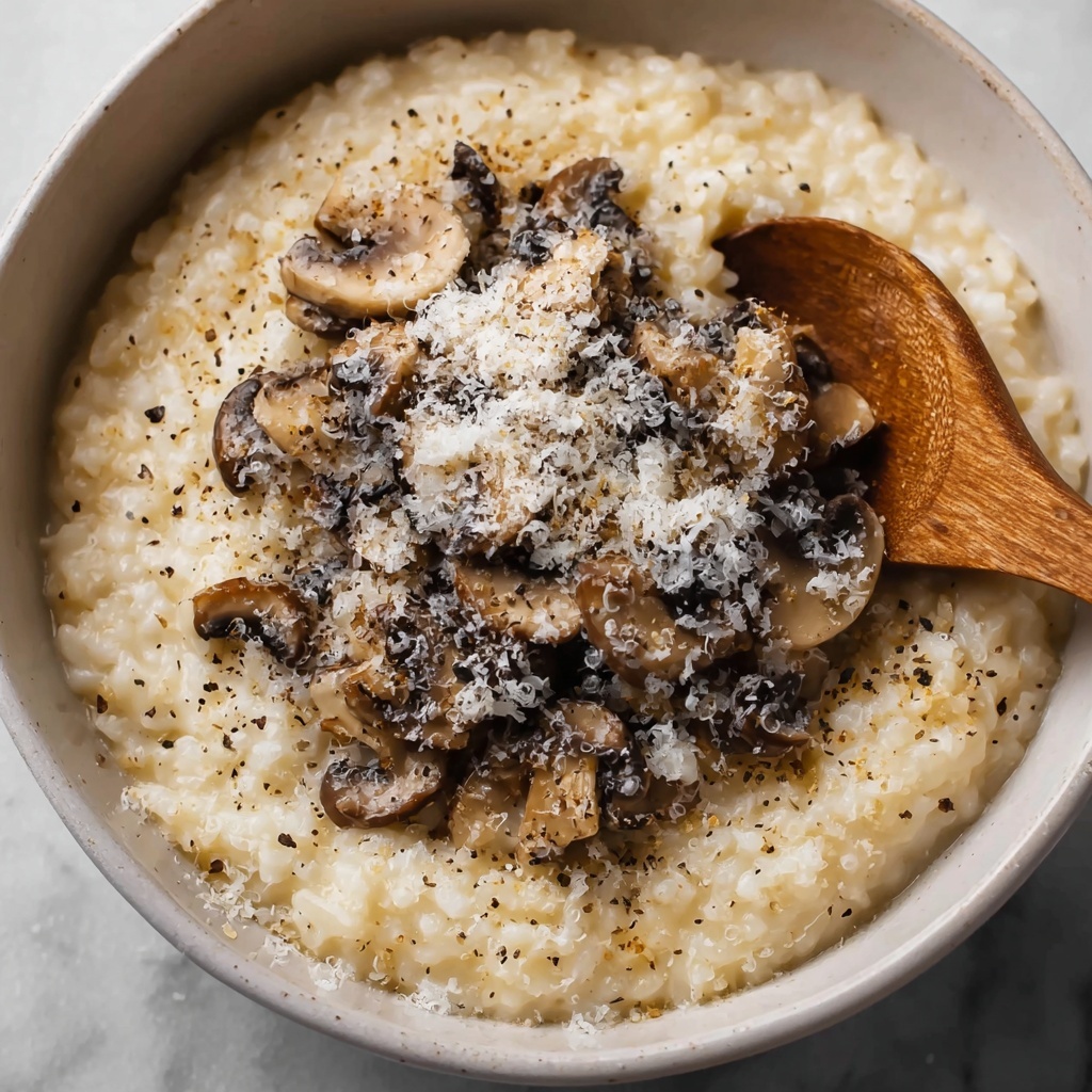 Pastina with Mushroom Leek Parmesan Broth Recipe - Recipe Image