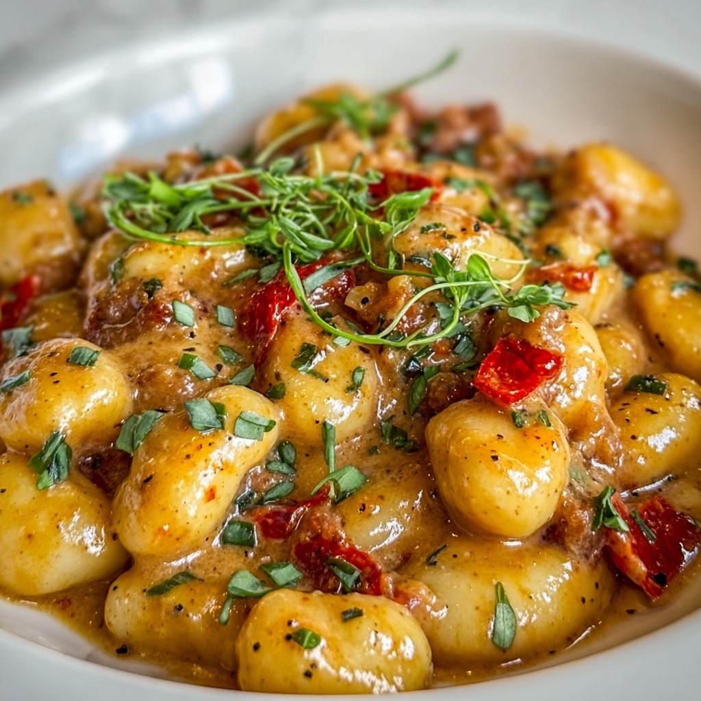 Cajun Chicken Gnocchi Recipe - Recipe Image