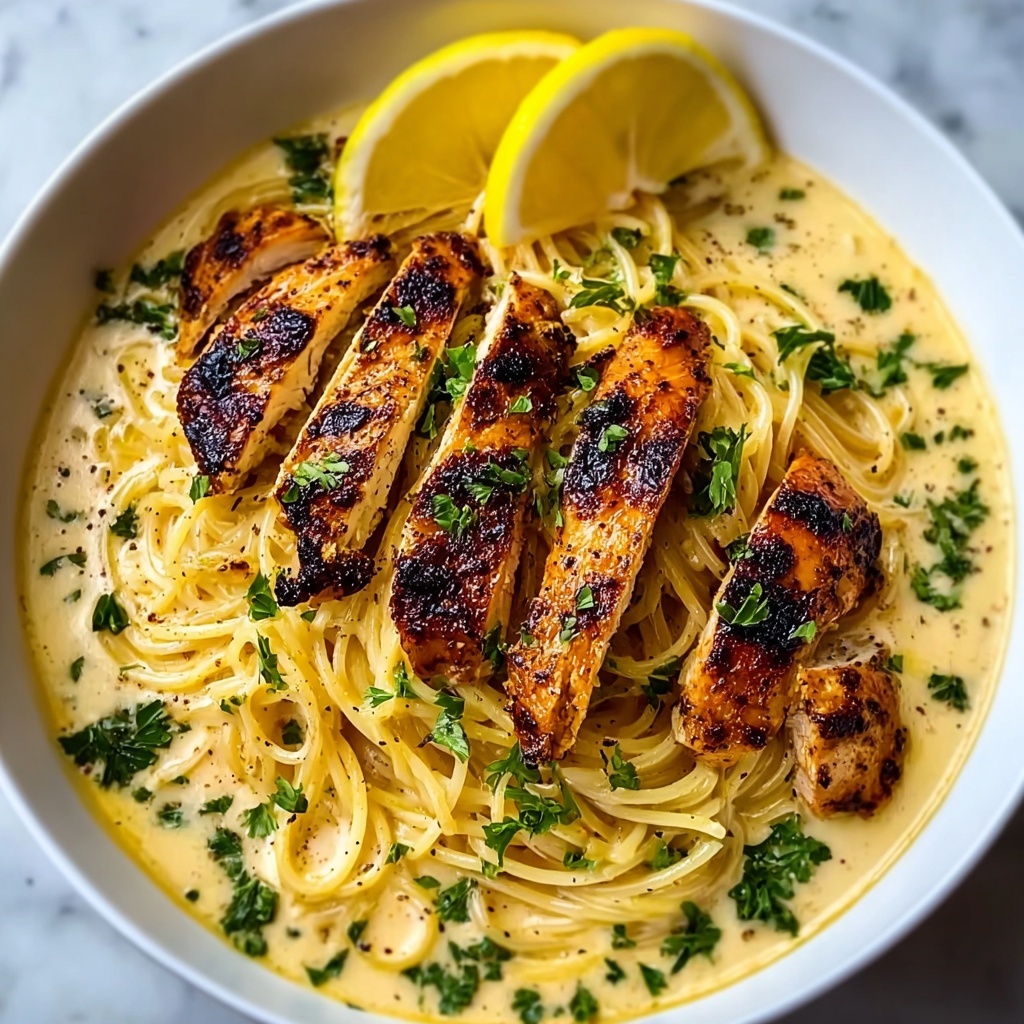 Creamy Chicken Linguine Recipe - Recipe Image