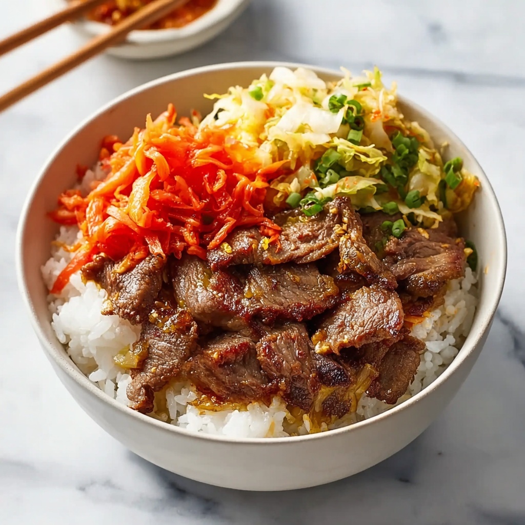 Gyudon Japanese Beef Bowls Recipe - Recipe Image
