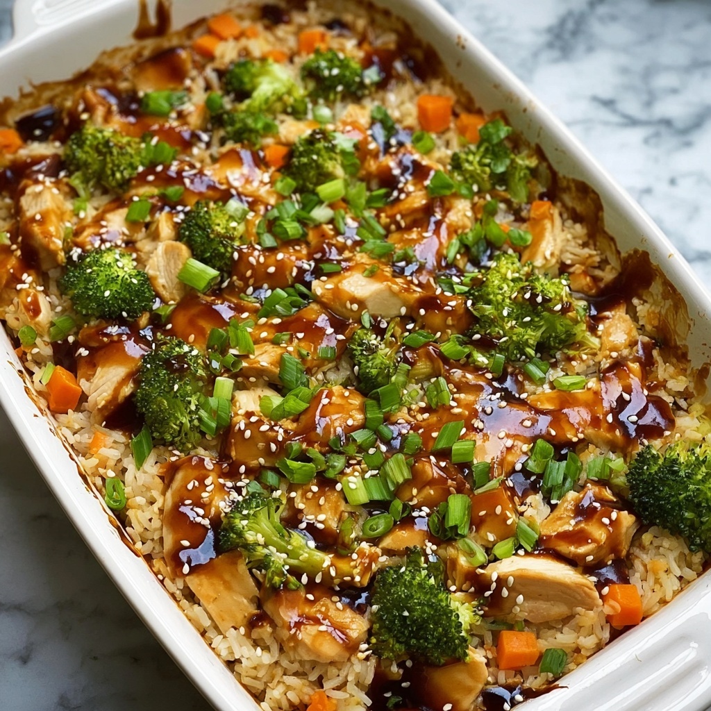 Teriyaki Chicken Casserole Recipe - Recipe Image