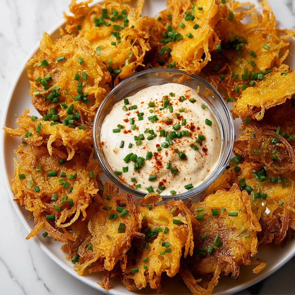 Fried Enoki Mushrooms with Spicy Chili Aioli Recipe - Recipe Image