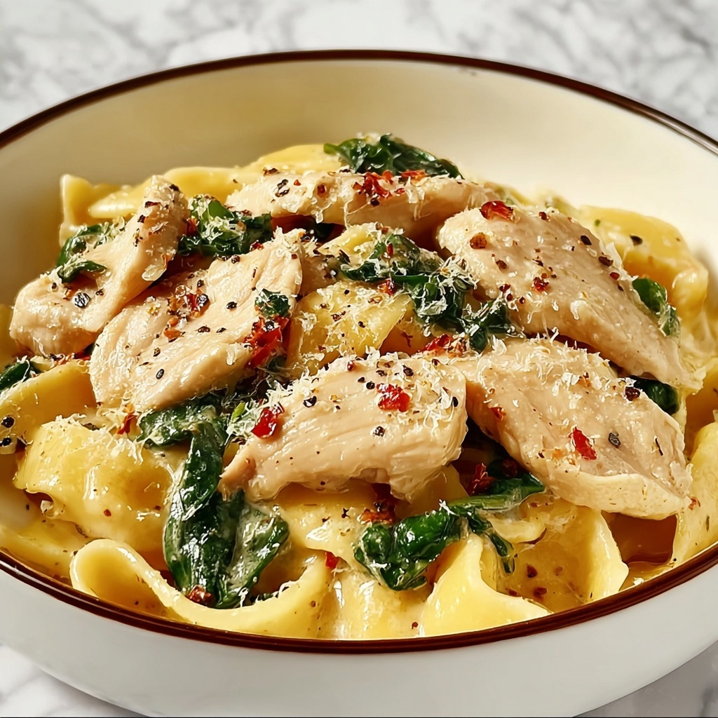 Chicken Florentine Pasta Recipe - Recipe Image