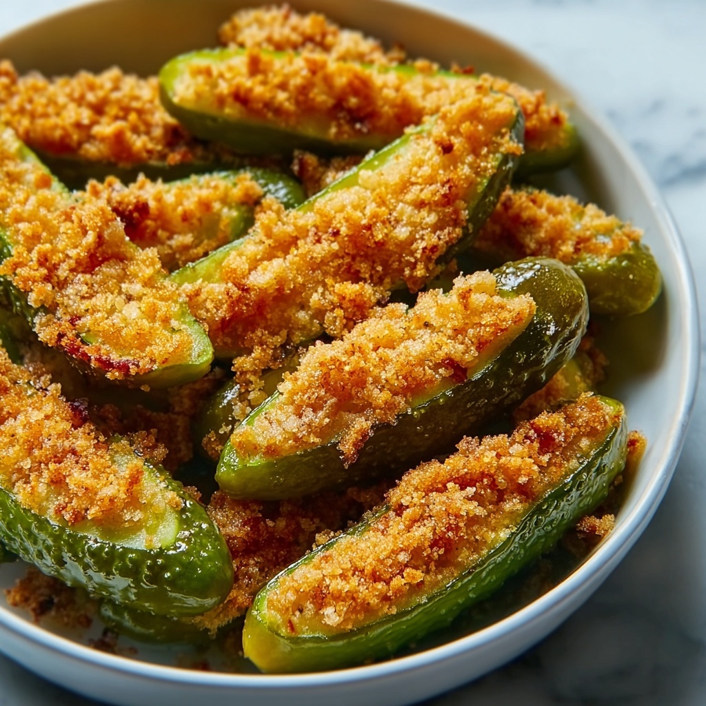 Air Fryer Stuffed Pickles Recipe - Recipe Image