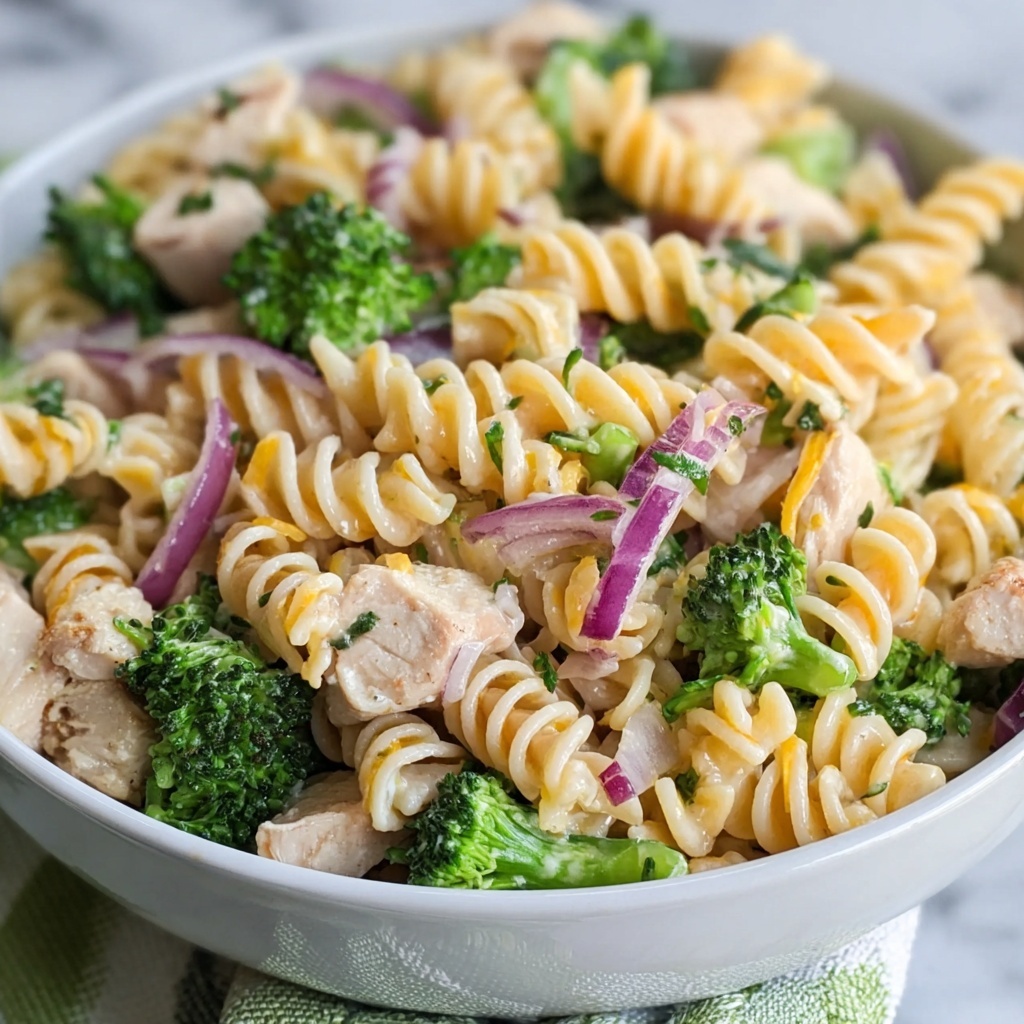 Chicken Broccoli Pasta Salad Recipe - Recipe Image