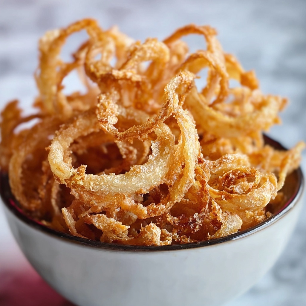 Crispy Onion Strings Recipe - Recipe Image
