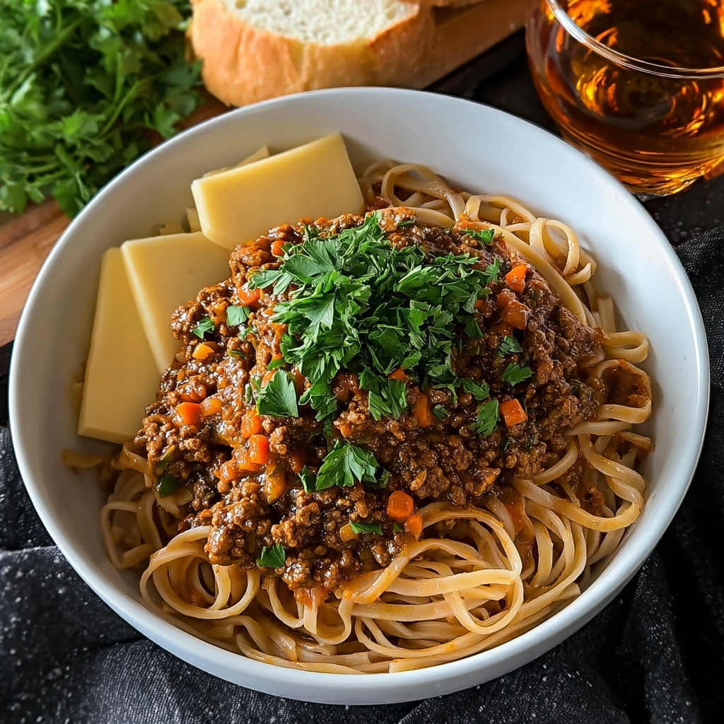 Mongolian Ground Beef Noodles Recipe - Recipe Image