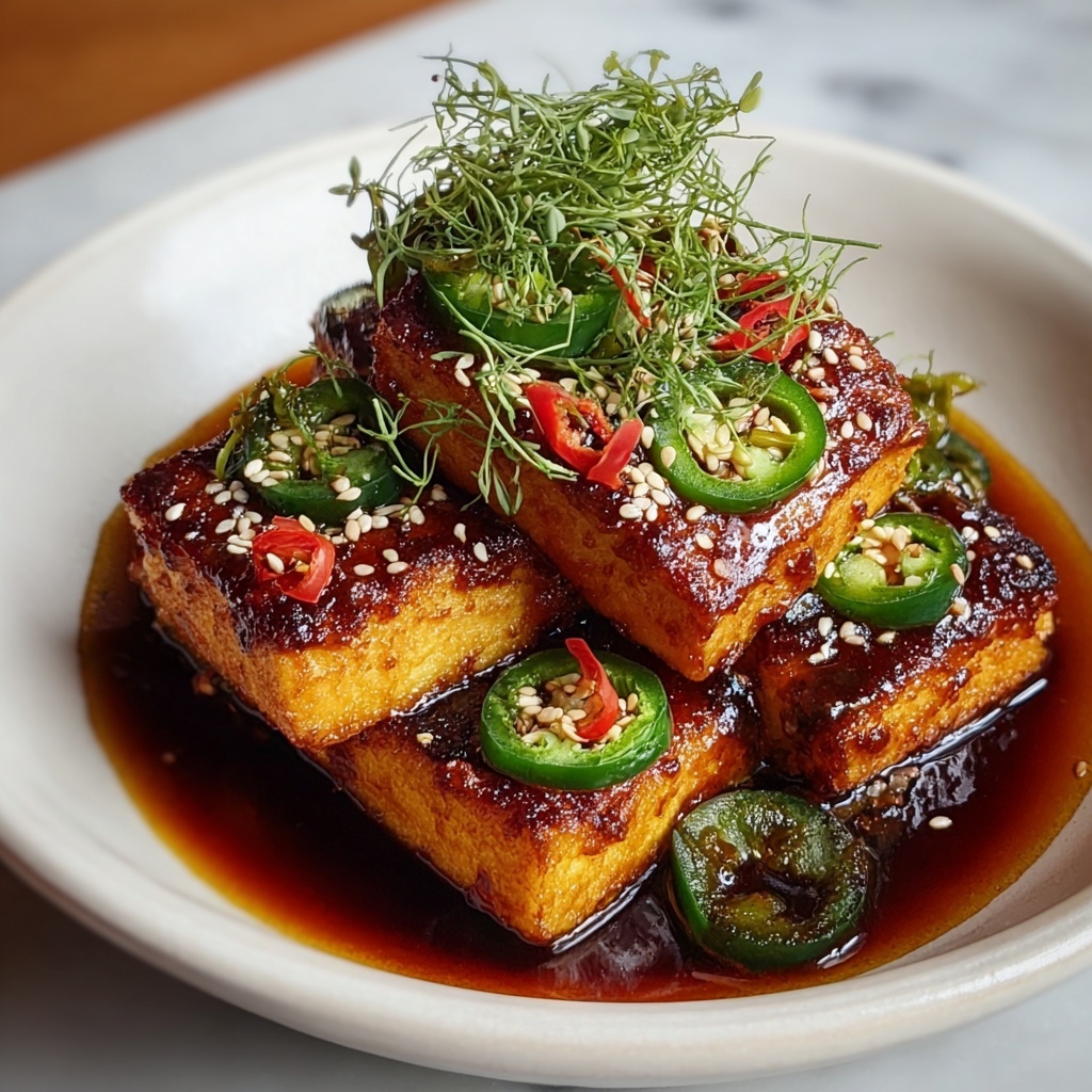 Korean Braised Tofu Recipe - Recipe Image