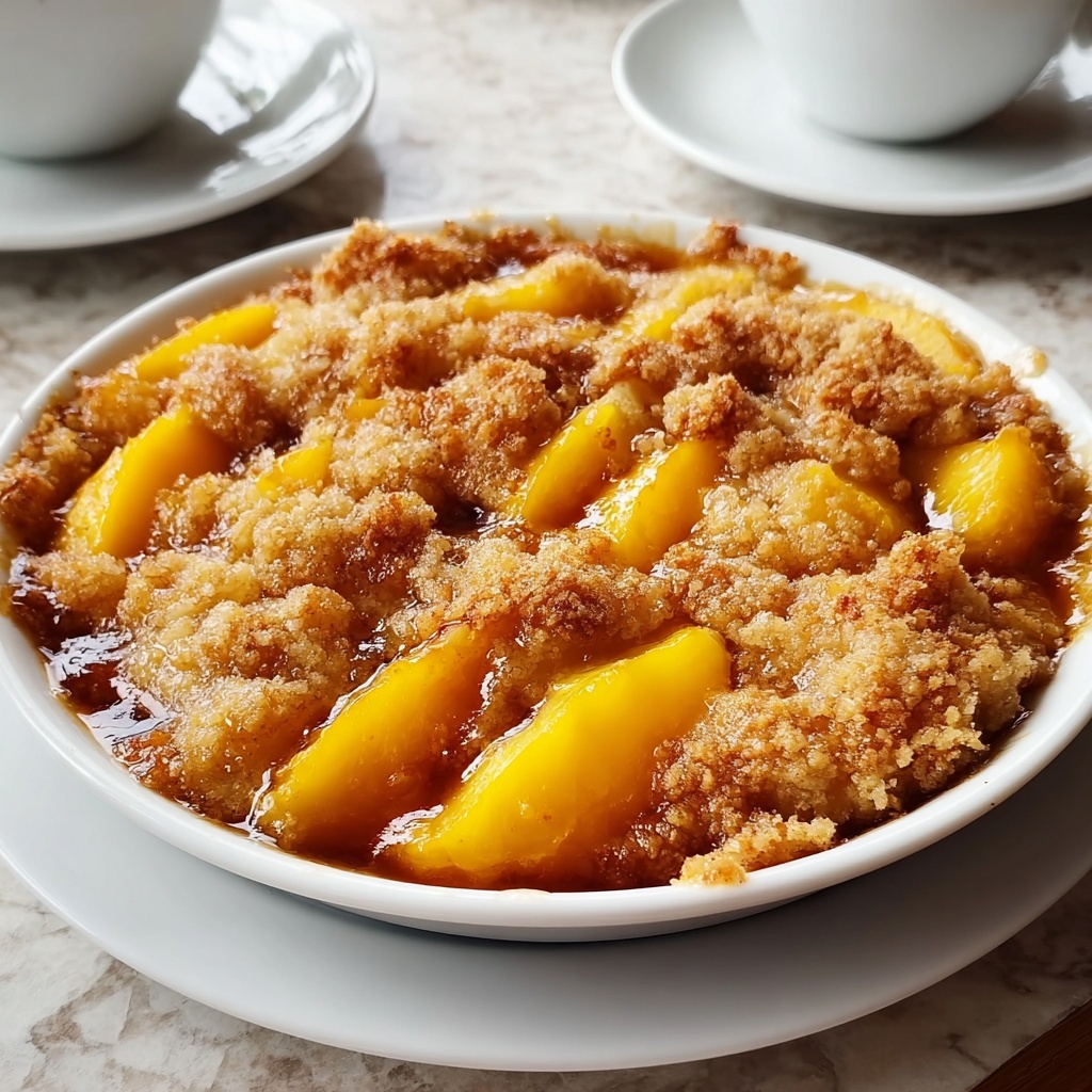 Southern Peach Cobbler Recipe - Recipe Image