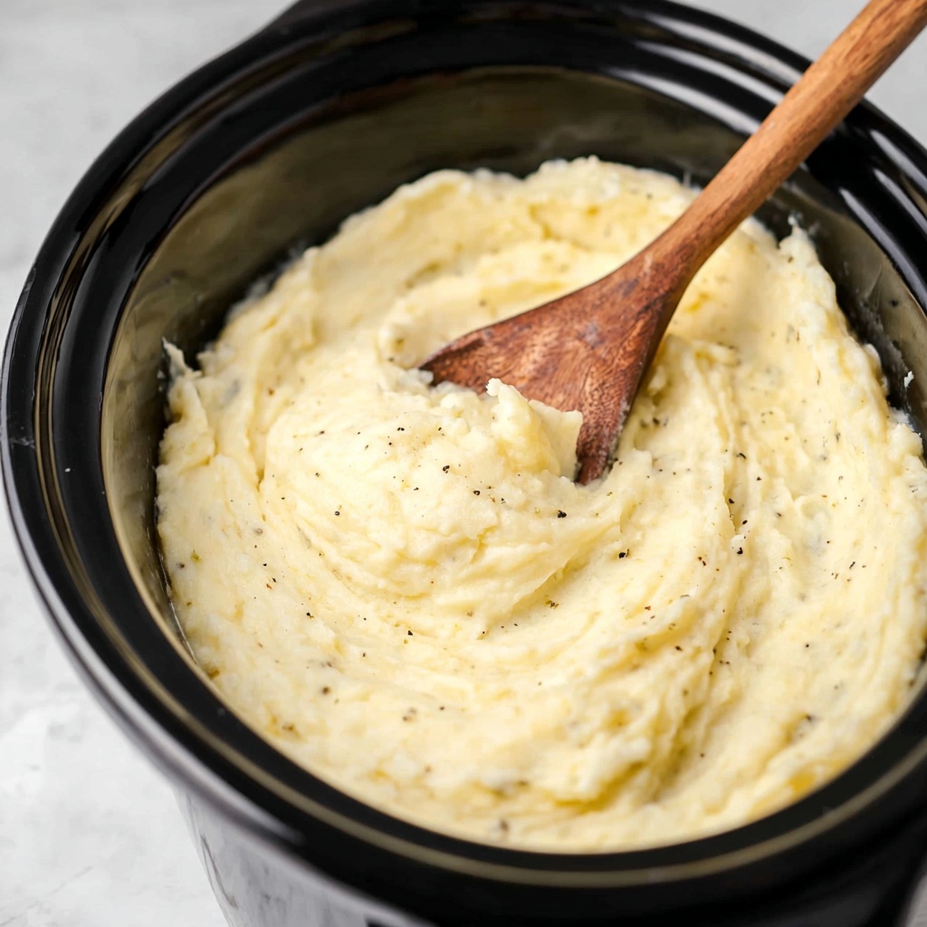 The BEST Crock Pot Mashed Potatoes Recipe - Recipe Image