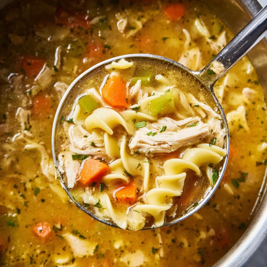 Mississippi Chicken Noodle Soup Recipe - Recipe Image