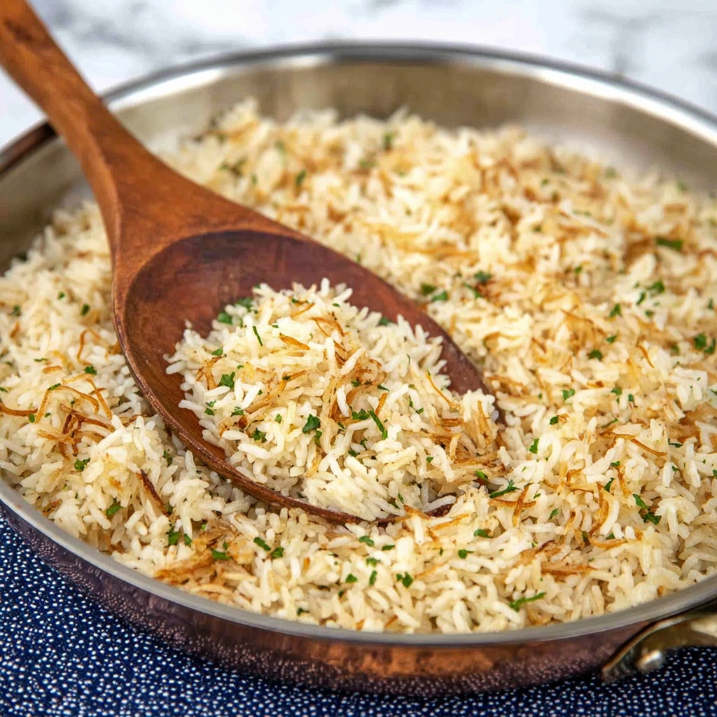 Lemon Rice with Orzo and Greek Seasoning Recipe - Recipe Image
