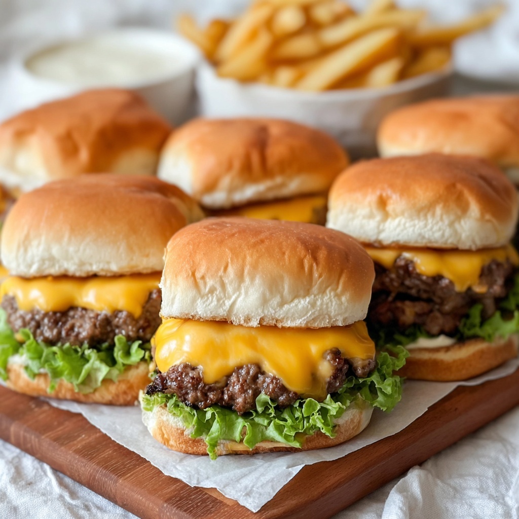 Savory Homemade White Castle Hamburgers for a Cozy Night In Recipe - Recipe Image