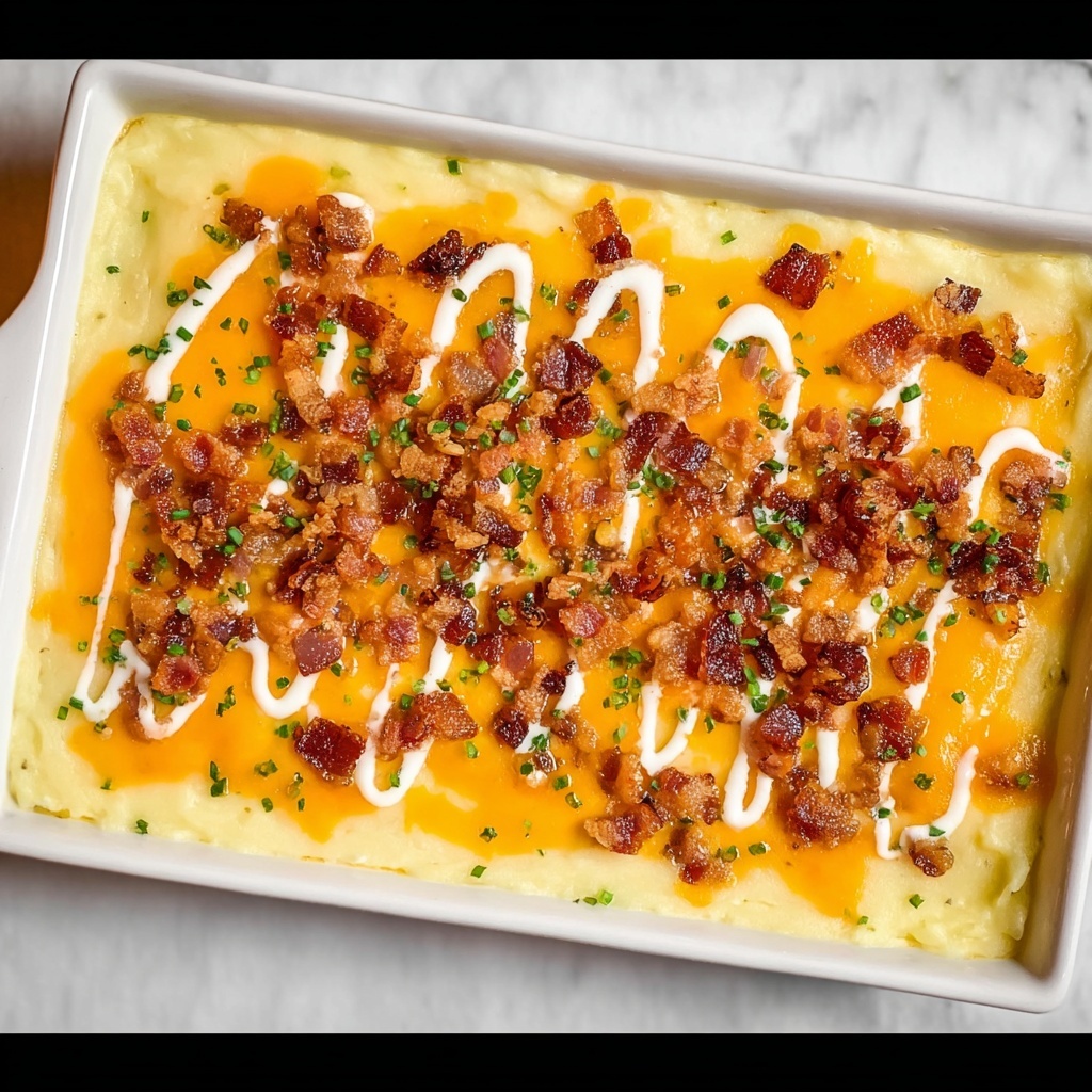 Smothered Chicken & Rice with Bacon and Cheesy Topping Recipe - Recipe Image