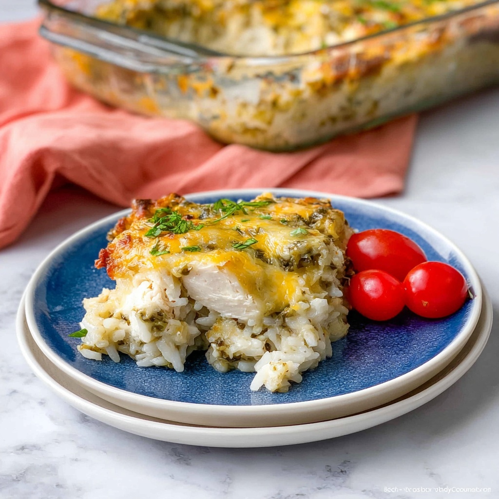 Chili Cheese Chicken & Rice Casserole Recipe - Recipe Image