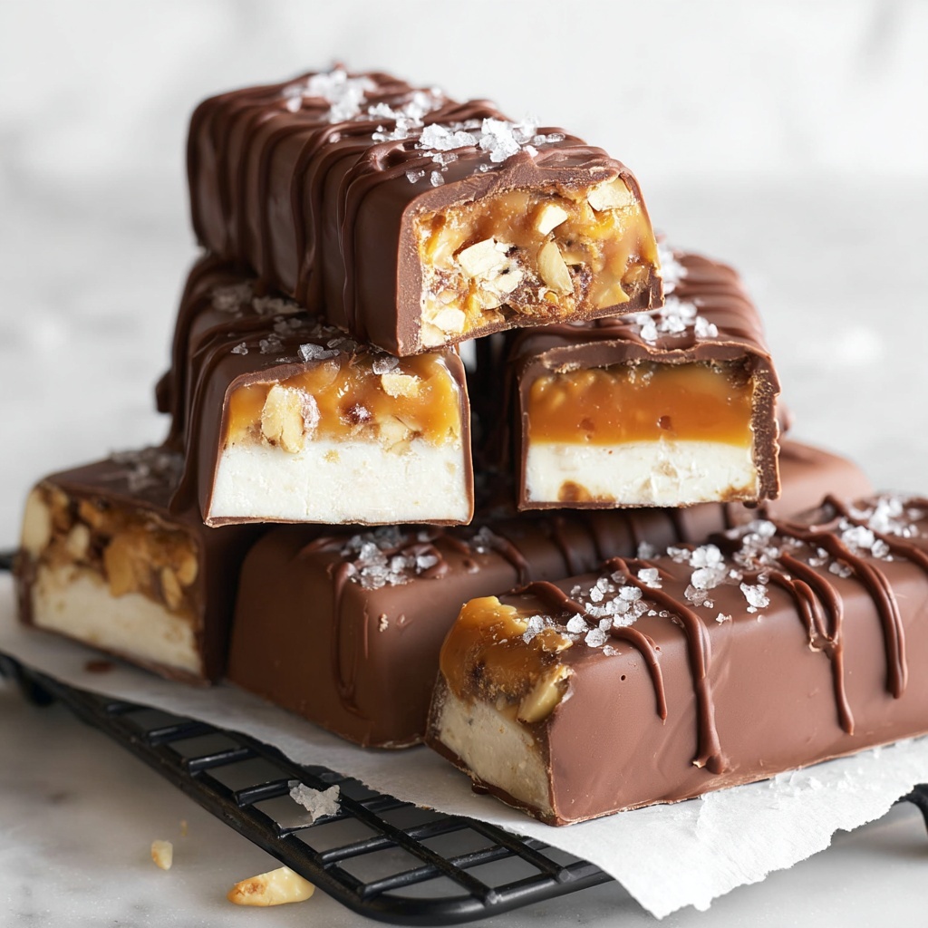 Vegan Snickers Ice Cream Bars Recipe - Recipe Image