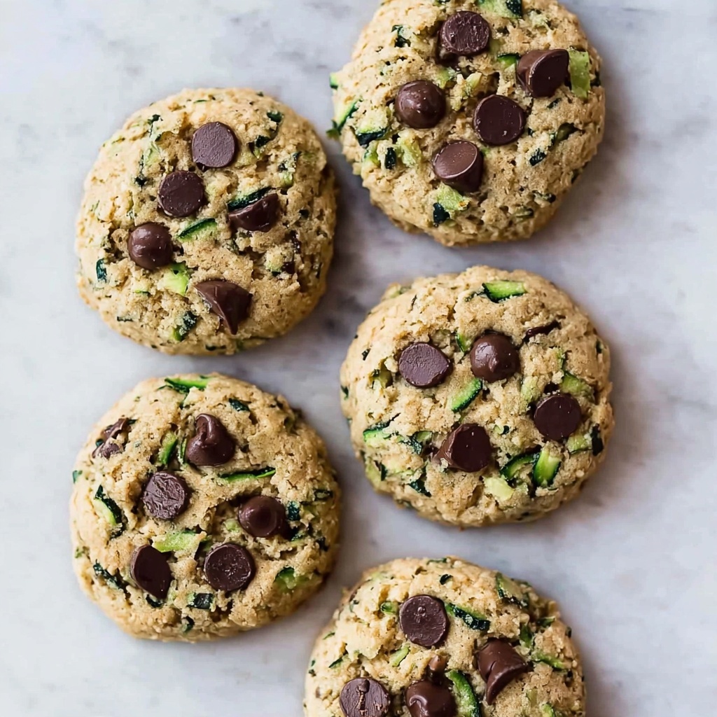 Gluten Free Zucchini Cookies with Chocolate Chips and Walnuts Recipe - Recipe Image