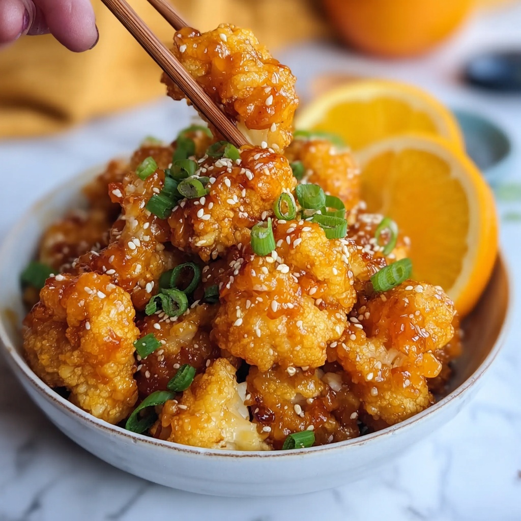 Vegan Glazed Orange Cauliflower “Chicken” Recipe - Recipe Image