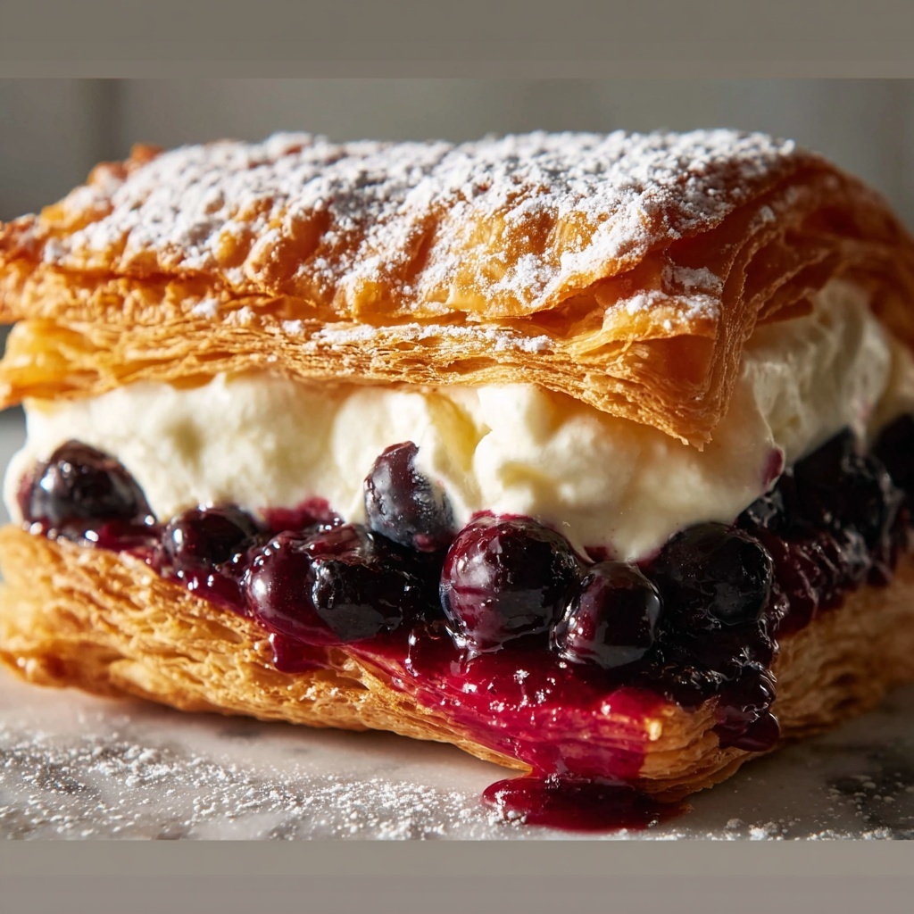 Berries and Cream Filled Croissants Recipe - Recipe Image