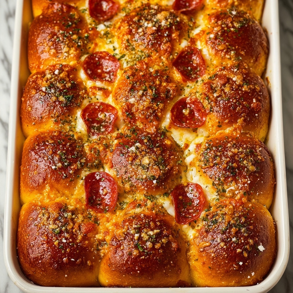 Pepperoni Pizza Hawaiian Rolls Recipe - Recipe Image