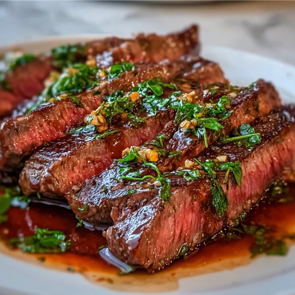 Garlic Butter Brazilian Steak Recipe - Recipe Image