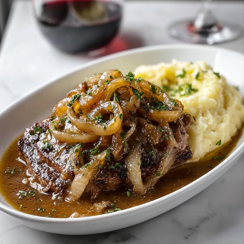 Savory French Onion Pot Roast Recipe - Recipe Image