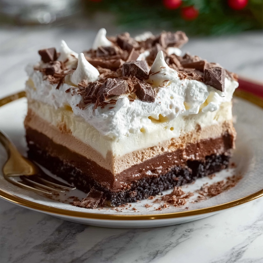 Hot Chocolate Lasagna Recipe - Recipe Image