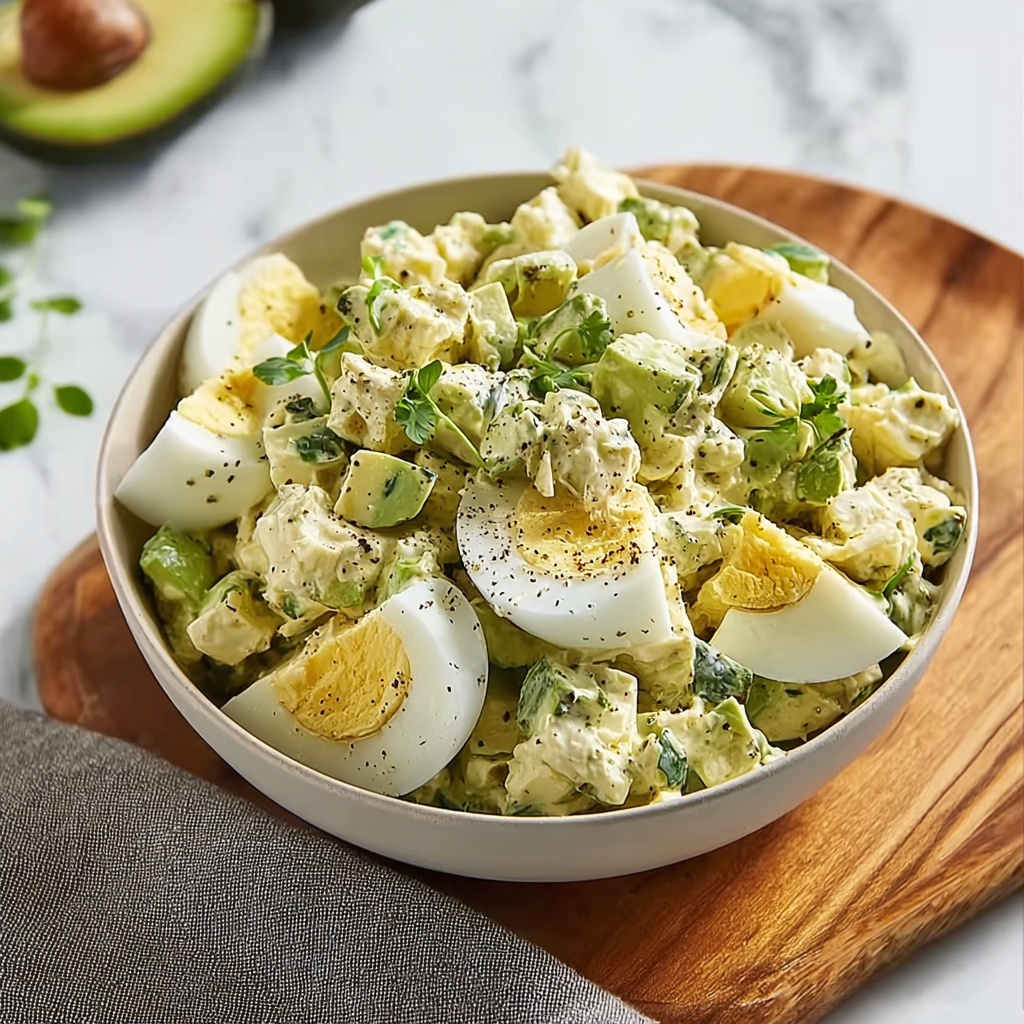 Keto Avocado Egg Salad Recipe - Recipe Image
