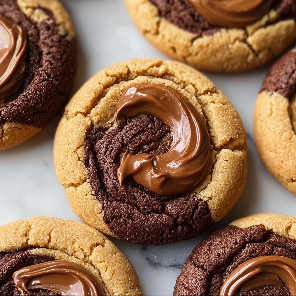 Peanut Butter Brownie Swirl Cookies Recipe - Recipe Image