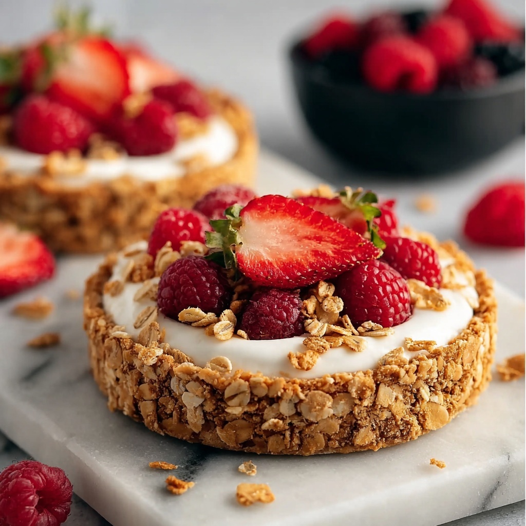 Breakfast Fruit Tart with Granola Crust Recipe - Recipe Image