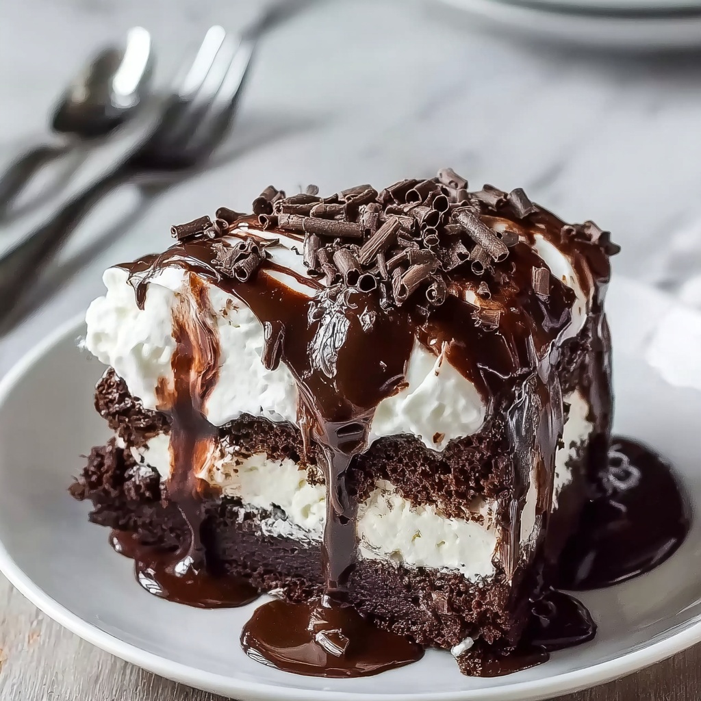 Hot Fudge Chocolate Pudding Cake Recipe - Recipe Image
