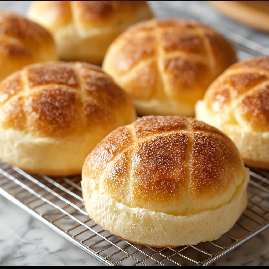 Classic Japanese Melon Pan Recipe - Recipe Image