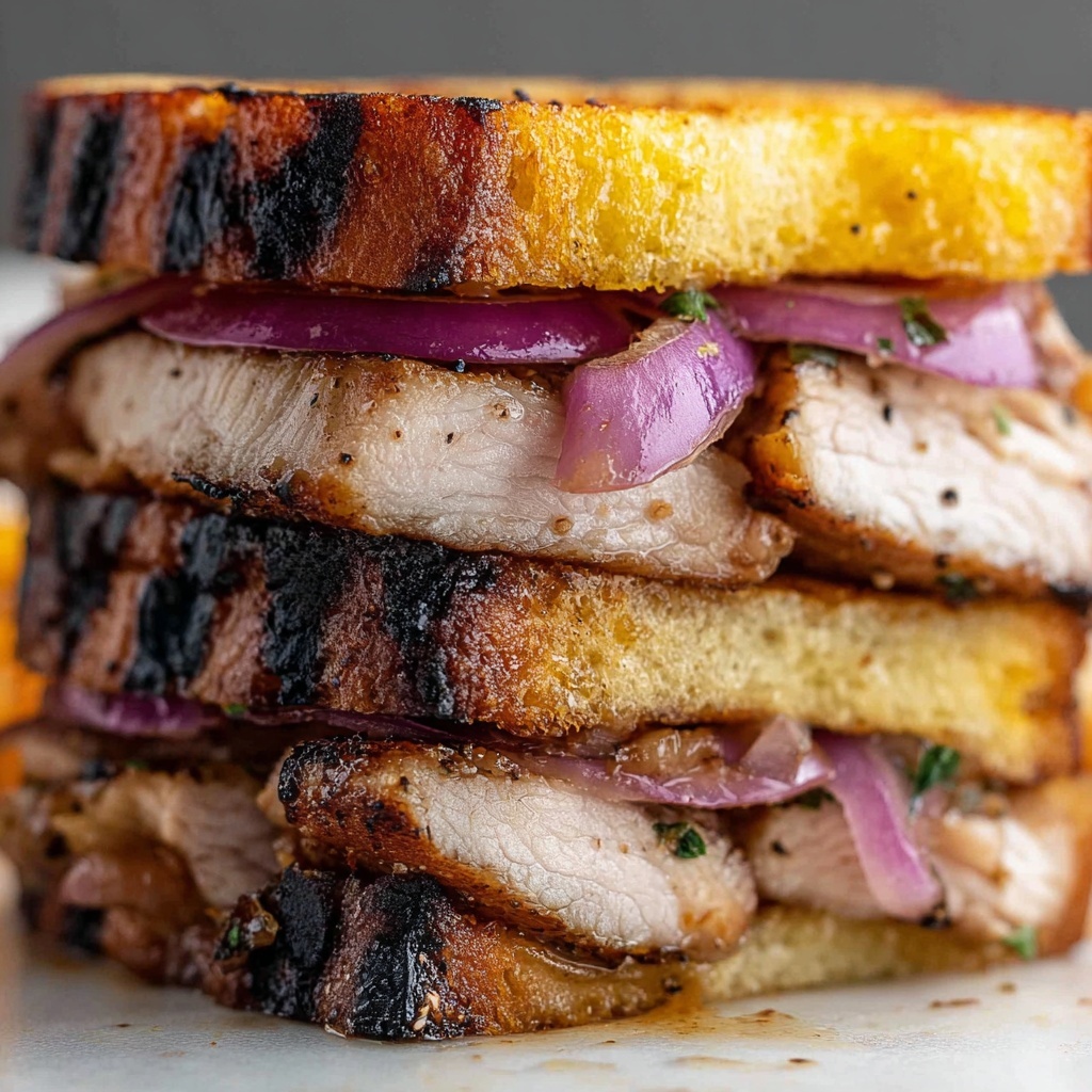 Grilled Mojo Chicken Cuban Sandwich Recipe - Recipe Image